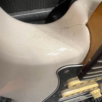 Squier Stratocaster Bullet series 90/2010s - White image 4