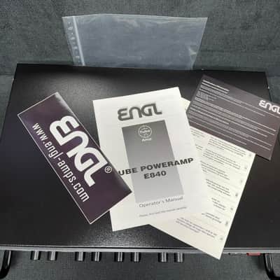 ENGL E840/50 2x50-Watt Poweramp Rack Unit image 11