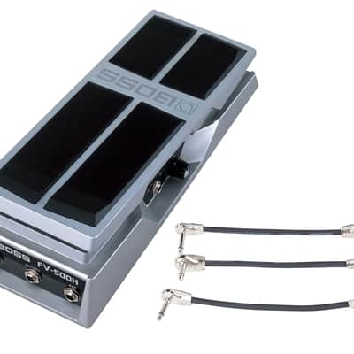 Boss FV-500H Heavy Duty Mono Volume/Expression Pedal + Gator Patch Cable 3 Pack image 1