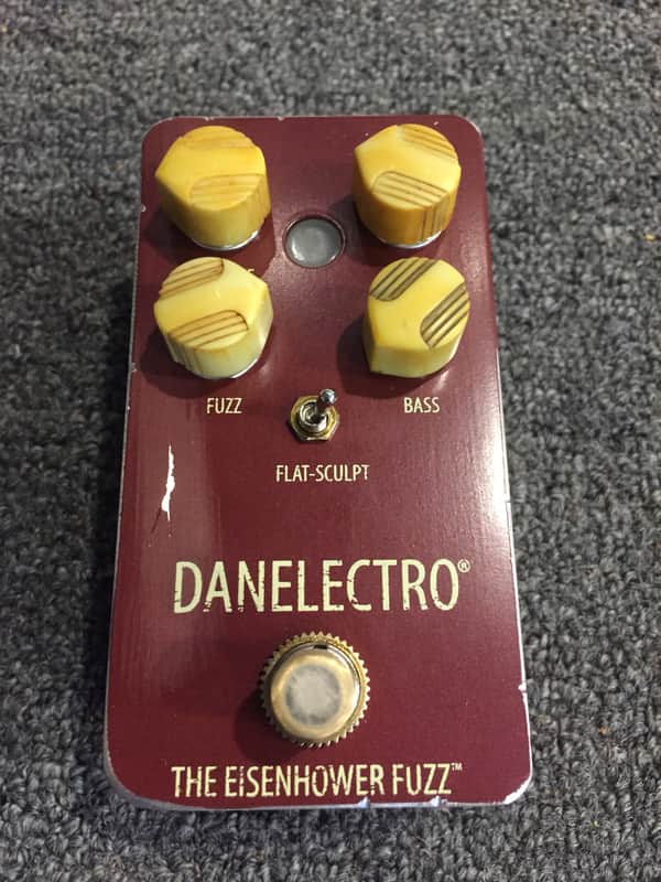 Danelectro Eisenhower Fuzz Pedal with Octave Effect 2-voice Octave Fuzz Guitar Effects Pedal image 1
