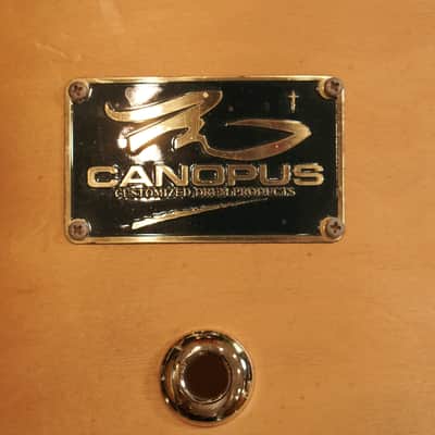 Canopus 12/14/18" RFM Maple Drum Set - Natural Oil image 10