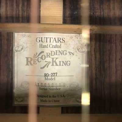 Recording King RO-227 2010 image 7