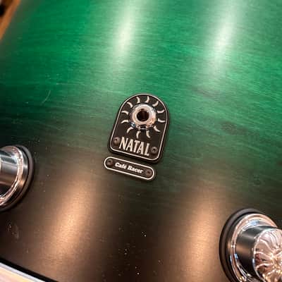Natal Cafe racer drum set green satin burst image 5