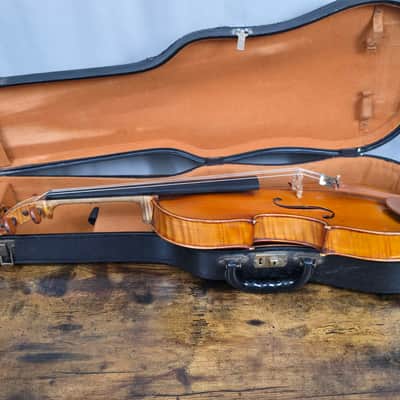 Vintage Att. Laberte-Humbert Frères Firm – Mirecourt France - 16" Viola - READ! image 12