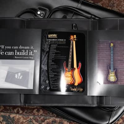Warwick Limited Edition Masterbuilt Streamer Stage II NT 5-String Bass - Bleached Honey Sunset Burst in Natural Transparent High Polish with Gig Bag image 22