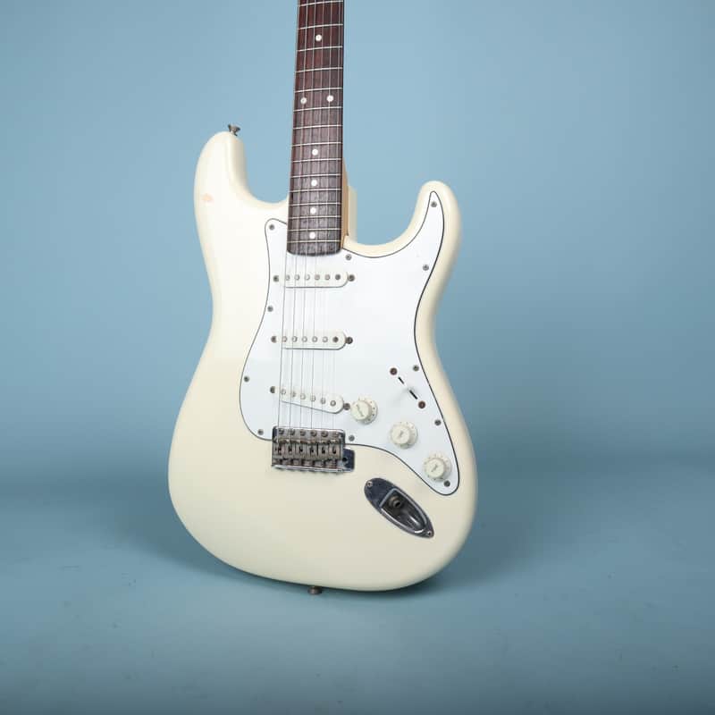 Squier Stratocaster MIJ 1986 Rosewood Fretboard Olympic White image 1