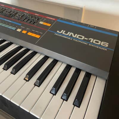Roland Juno 106s 61-Key Programmable Polyphonic Synthesizer 1984 - 1991 - Black Bild 2
