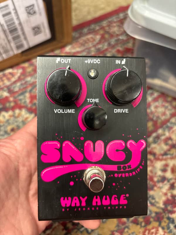 Way Huge WHE205PK Saucy Box Overdrive Limited Edition 2019 - Pink / Black image 1