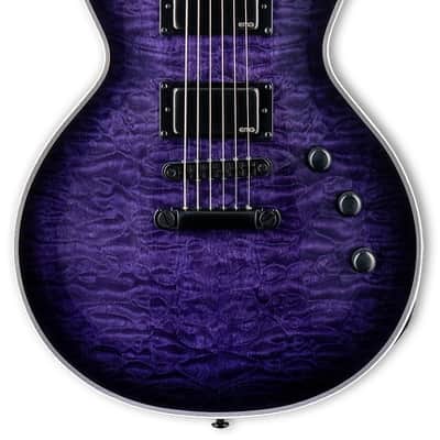 ESP LTD EC-1000 See Thru Purple Sunburst image 1