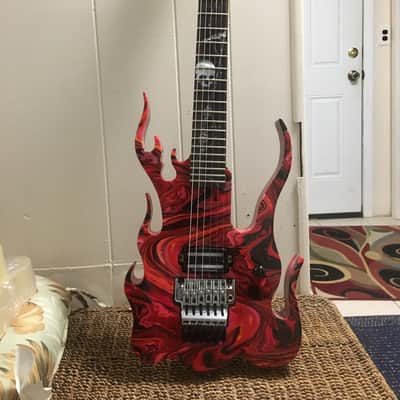 Ibanez RG Series Custom Red / Black with hard case image 3