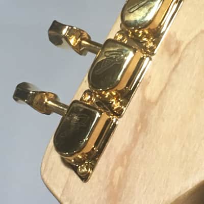 Lefty Fender Fullerton 1978-1982 Reissue Chrome Vintage GOLD Left F Tuners Relic image 3