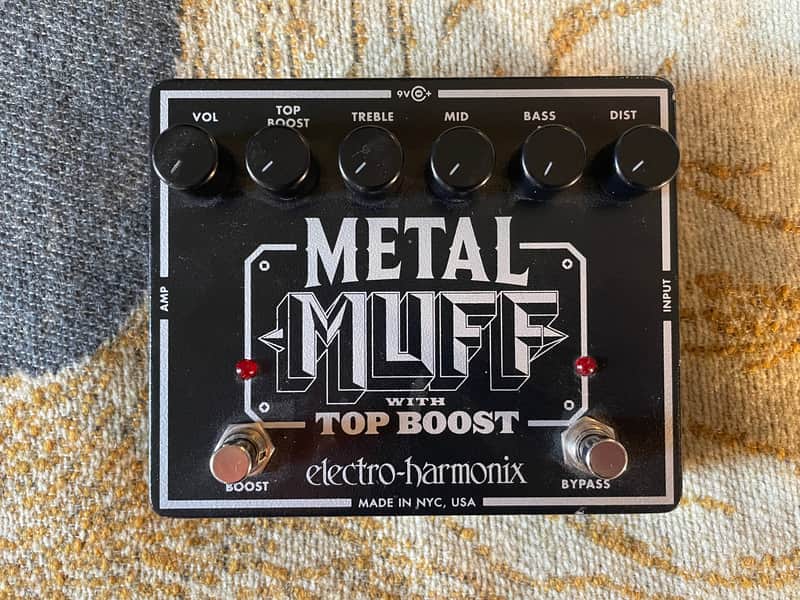 Electro-Harmonix Metal Muff Distortion with Top Boost 2006 - Present - Black image 1