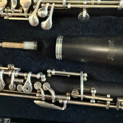 Selmer wood Oboe with case. image 3