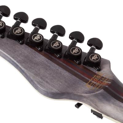 Schecter PT-7 FR-S SLS Elite Evil Twin - Satin Black (1384) image 14