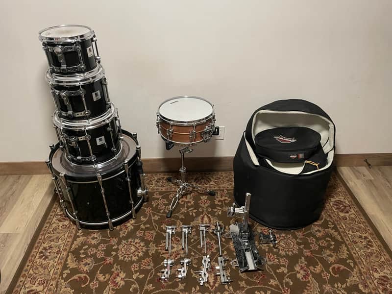 Sonor Designer Series Maple Light Late-90s - Birdseye Maple Black Stain image 1