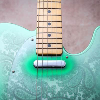 FENDER USA Custom Shop 68 Reissue Telecaster NOS "Green Paisley + Maple" (2025) image 6