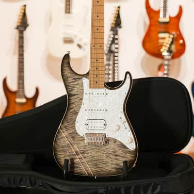 SUHR Standard Plus HSS Trans Charcoal Burst Roasted MN image 3