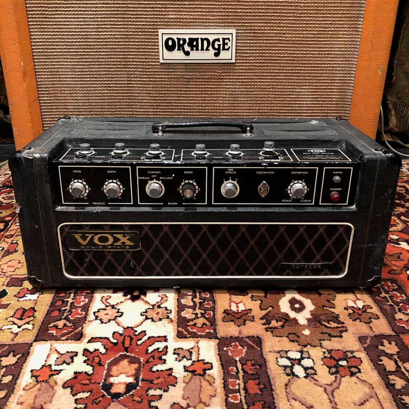 Vintage 1960s Vox Supreme 200w Solid State Amplifier Head image 1