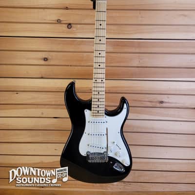 2020 G&L Fullerton Legacy Deluxe Stratocaster with G&L Deluxe Gig Bag - Black / Parchment, Maple Neck, Case Candy / CoA, 7lbs 13oz image 2