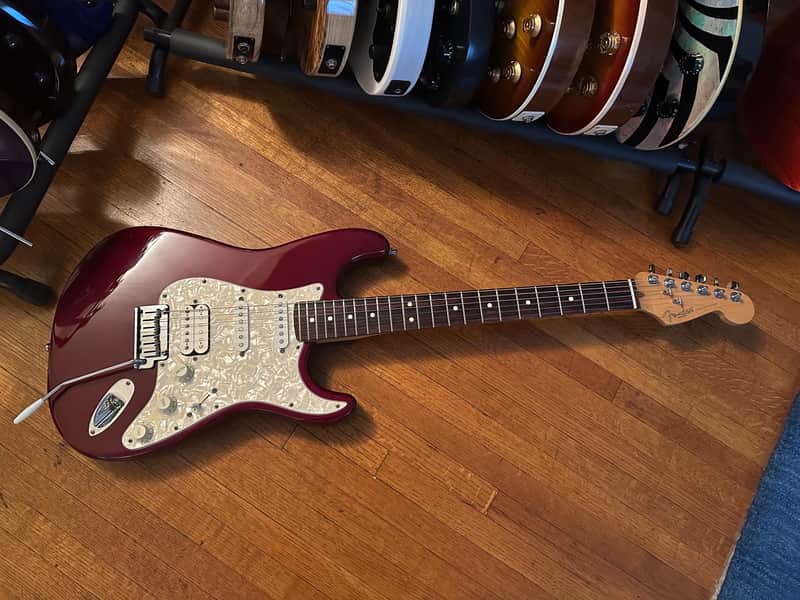 1997 USA Fender Lone Star Stratocaster Candy Apple Red image 1
