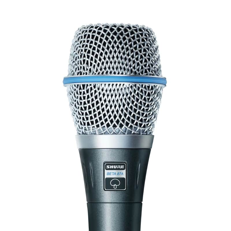 Shure Beta 87A Handheld Supercardioid Condenser Microphone
