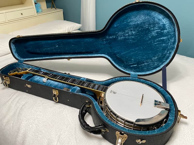 1990 Deering Calico 5-String Banjo - Blonde