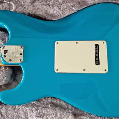 Fender American Professional II Stratocaster Miami Blue SSS Electric Guitar image 4