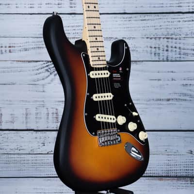 Fender Limited Edition American Performer Timber Stratocaster Electric Guitar | 2-Color Sunburst Pine image 4