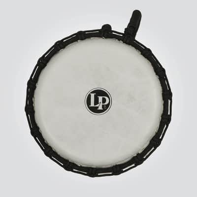 LP 10-inch Rope Tuned Circle Djembe with Perfect-Pitch head - Blue Marble image 5