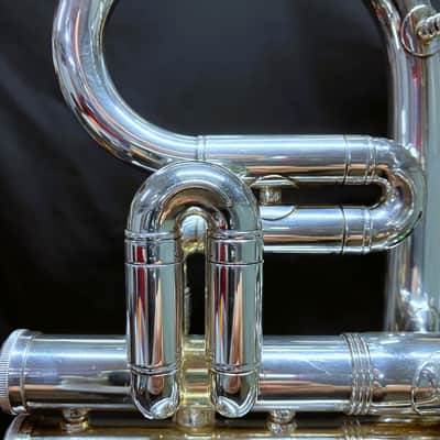 Besson Boosey & Hawkes Sovereign Cornet • Silver-Plated Eb image 15