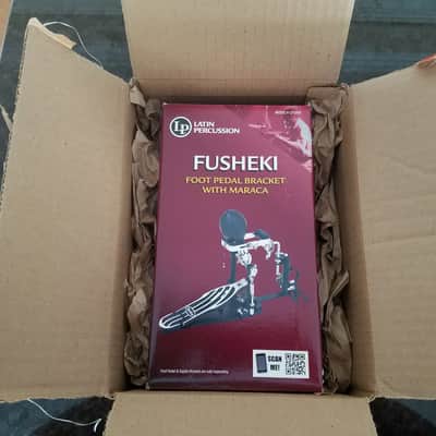 Latin Percussion LP281F Fusheki Foot Shaker Pedal Bracket w/ Maraca