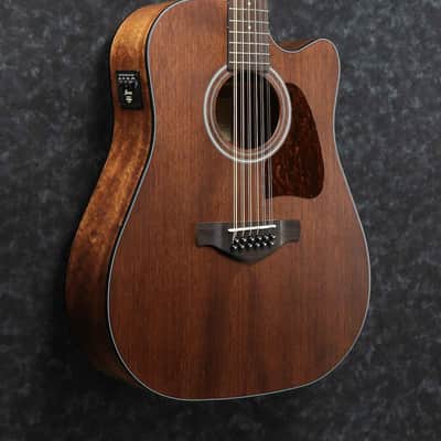 Ibanez AW5412CE-OPN Artwood AW Acoustic Guitar 12-String - Open Pore Natural image 5