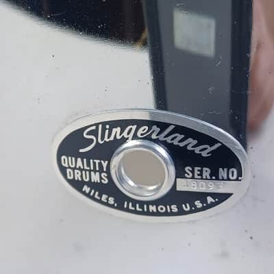Slingerland 5x14"Festival#18093 Snare Drum Chrome Steel 8Lug 100% OG+Heads+Wires image 2