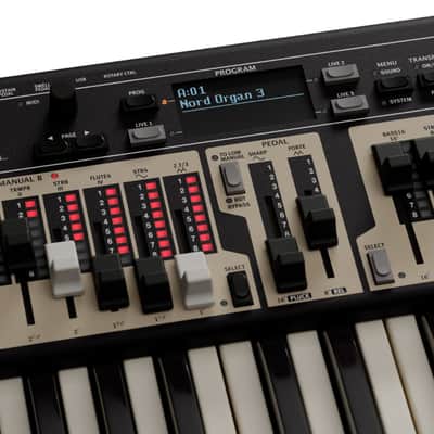 Nord Organ 3 120-Key Stage Organ Keyboard, Red image 4