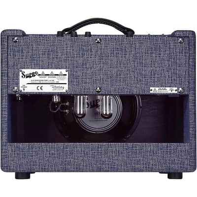 Supro 1970RK Keeley Custom 25W Tube Guitar Combo Amplifier Regular Blue image 2