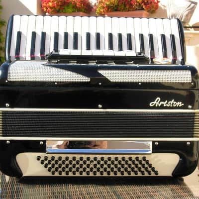 Ariston Castelfidardo Fisarmonica 80 bassi, Anni 60 Nero lucido image 2