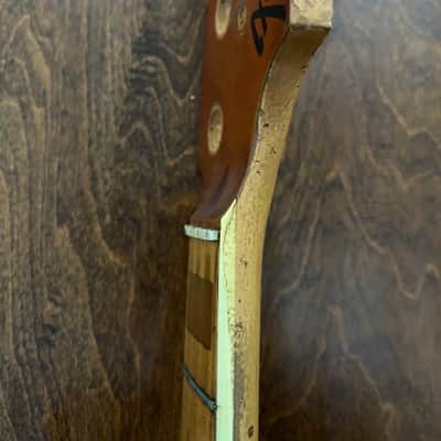 Fender Jazz Bass Neck 1973 - Maple Pearl Block Inlay 100% Original 4 Bolt Neck Last Price Drop! image 6