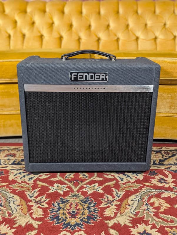 Fender Bassbreaker 15 15-Watt 1x12" Guitar Combo 2016 - Present - Gray Tweed image 1