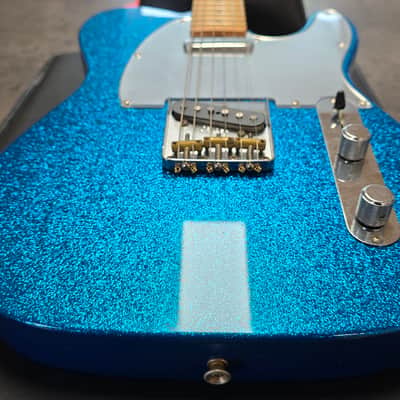Fender 1958 Telecaster J Mascis BRAND NEW Artist Signature Custom Pickups Mirror Pick Guard Aged Road Worn Relic Neck 50s Vintage Reissue Tele Guitar - Bottle Rocket Blue Flake Metallic image 1