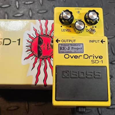 Boss SD-1 Super Overdrive w/ Analogman 808 Silver Mod with Clipping Toggle image 1