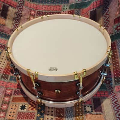 SSS Solid Shell Shop Custom Snare Drum Unikat 2025 - Brown image 11