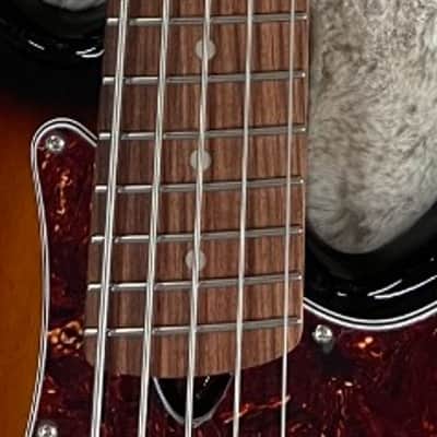 Tagima Model Predator 5 SB Bass - Fan Fret Offset bass in Tobaco Sunburst image 8
