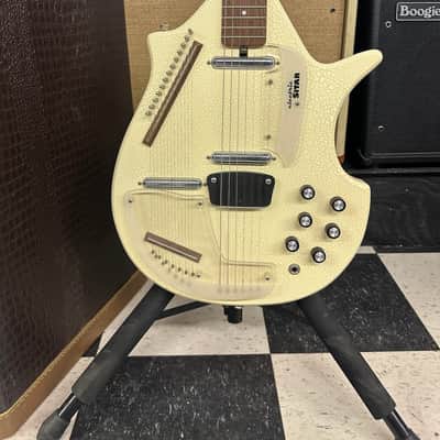 Jerry Jones Electric Sitar m - White Crackle image 6