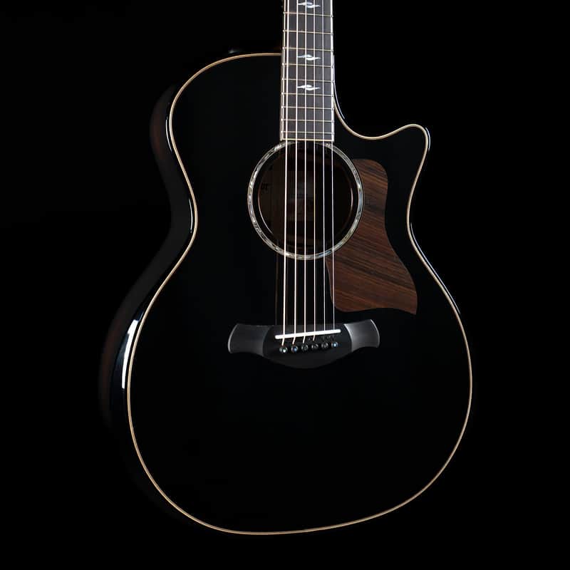 Taylor 814ce "Builders Edition" Black Top, Adirondack Spruce, Indian Rosewood - USED 2020s image 1
