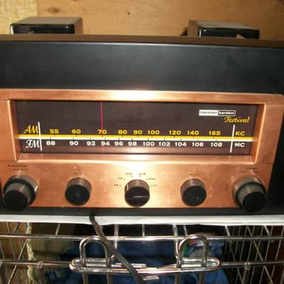 HARMAN KARDON FESTIVAL-1000 FIRST AM/FM RECEIVER built 1958 COPPER image 1