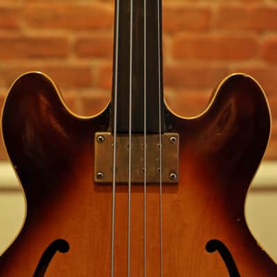 Gibson EB-2 Modified Fretless Bass, 60's Vintage image 4