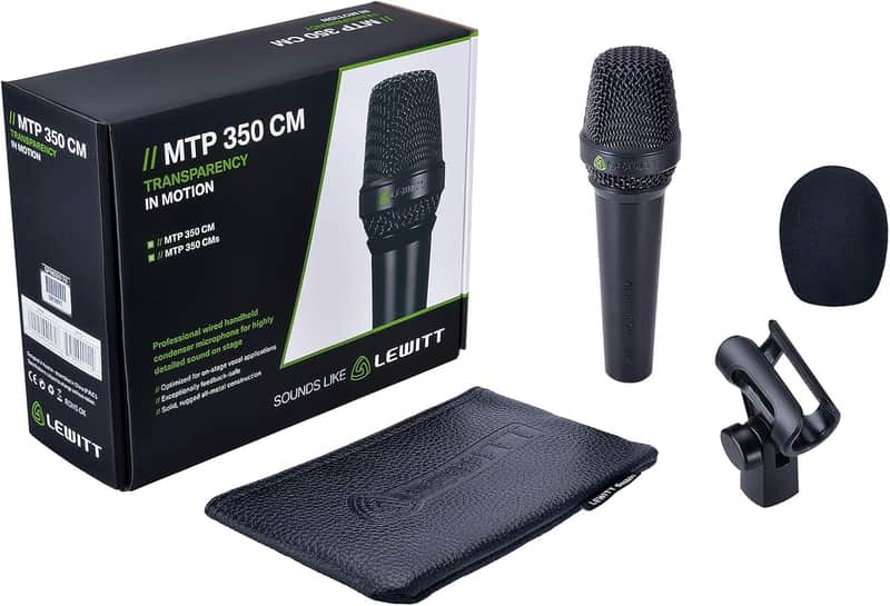 NIB Lewitt MTP-350-CM Handheld Condenser Microphone image 1