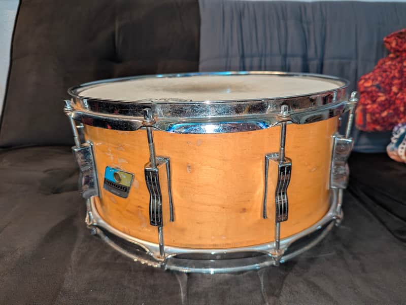 Ludwig 6.5x14 Maple Snare Drum 1970's image 1