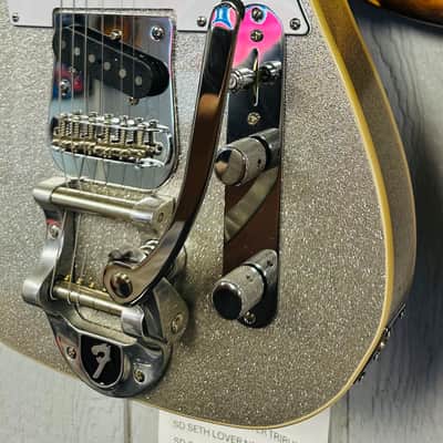 Fender Telecaster with bigsby 2025 - Silver metallic image 5