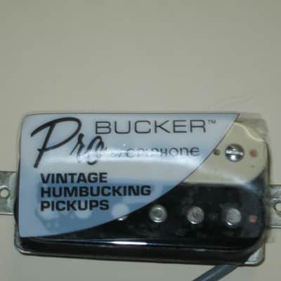 ONE new old stock very near A+ Epiphone ACPNHZCN-4 Alnico Classic Pro NECK, ZEBRA Humbucker, 7.75k Alnico V, solder connect, 4 conductor +screws, springs & wiring diagram (2023) part of Epiphone's Pro Series Line of Humbuckers (which is called ProBUCKER) image 3